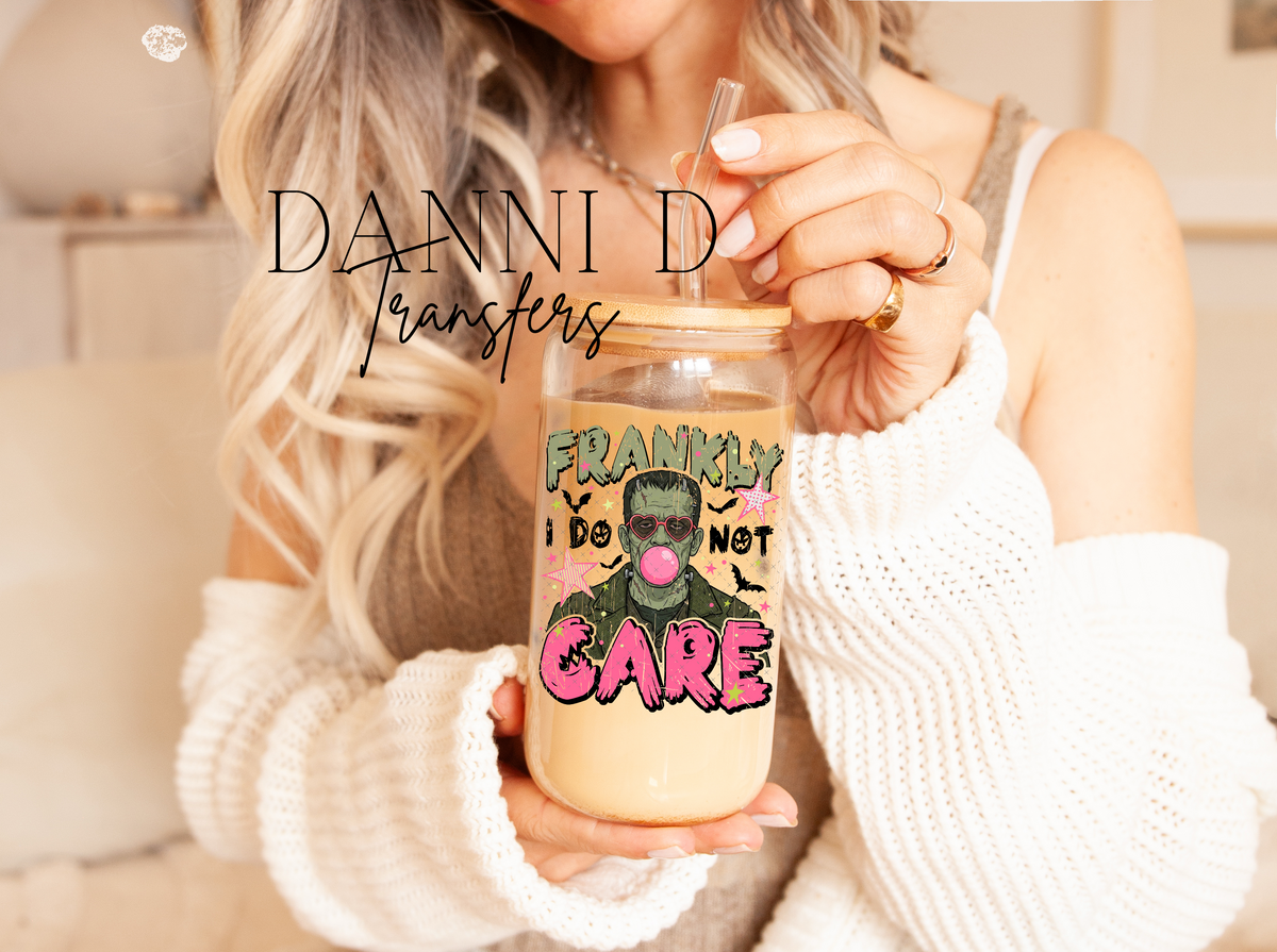 Frankly Do Not Care UV Decal