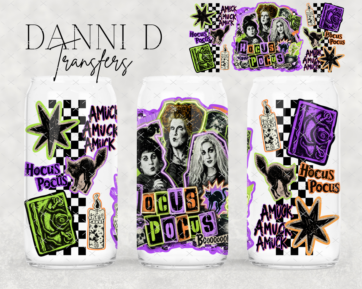 Purple Hocus Pocus UV Cup Wrap