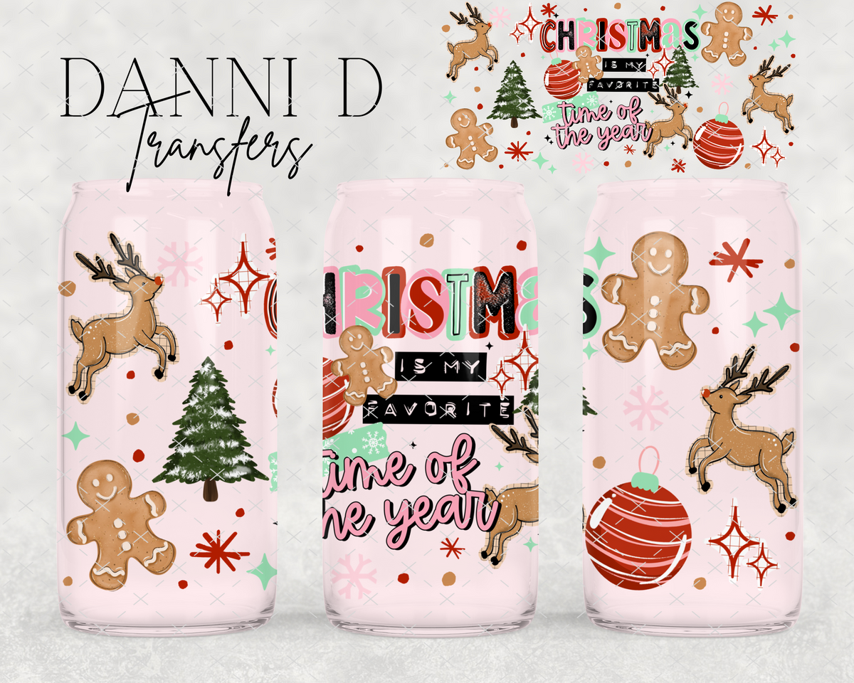 Christmas Favorite Time UV Cup Wrap