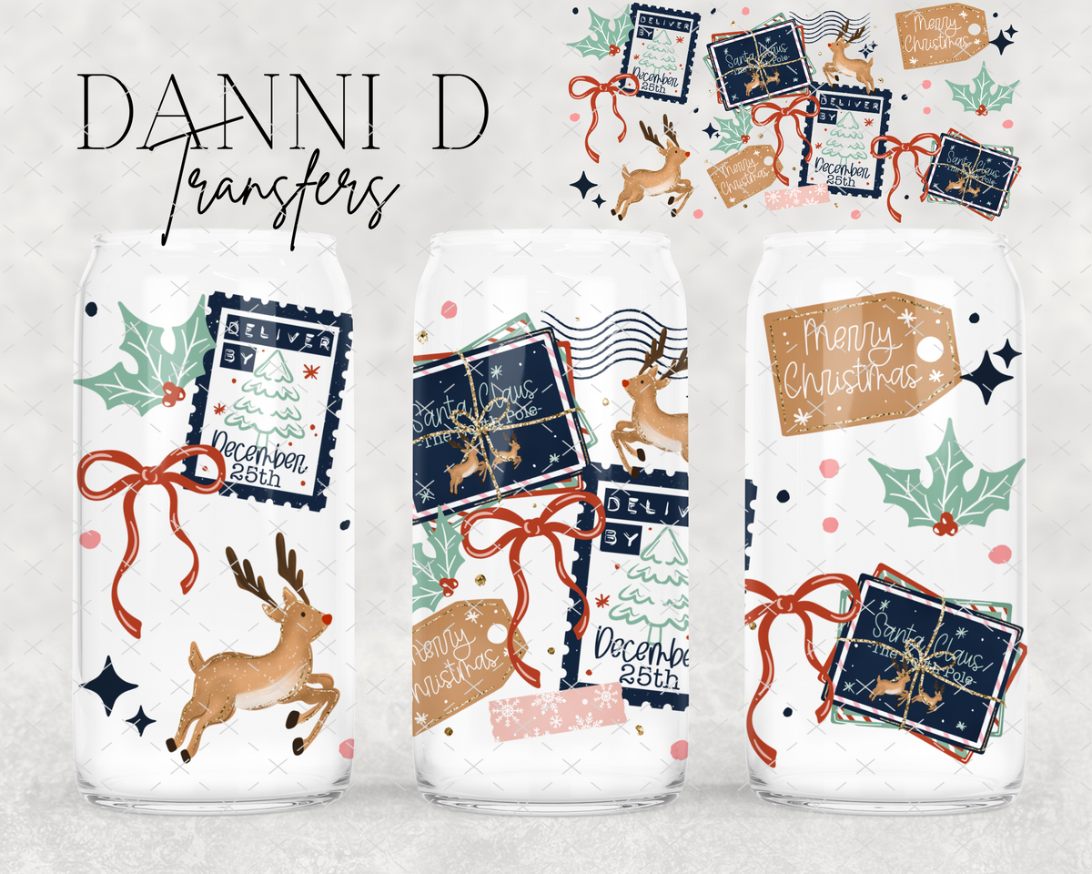 Christmas Stamps UV Cup Wrap