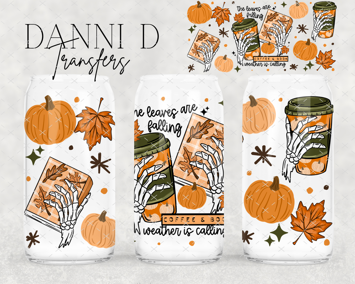 Coffee & Book Weather UV Cup Wrap