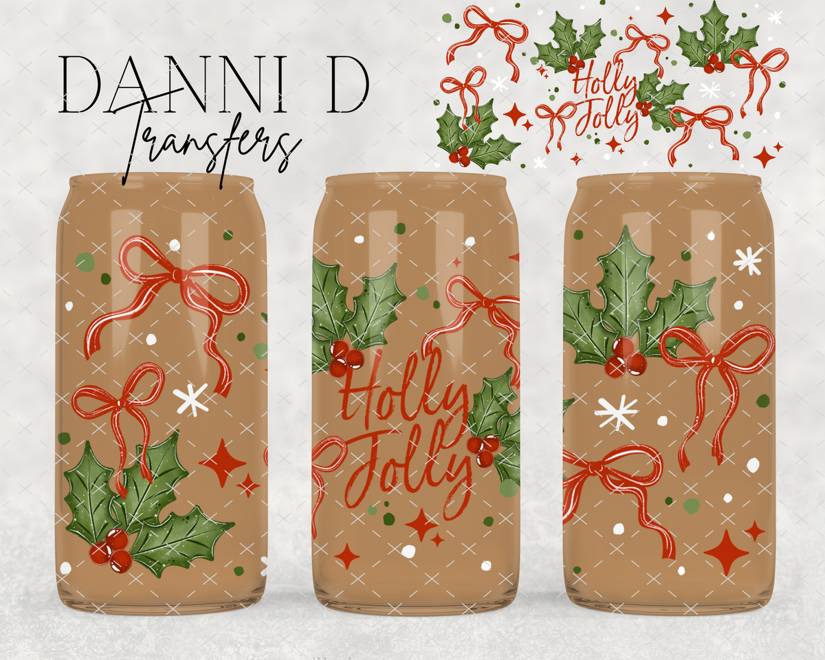 Holly Jolly UV Cup Wrap