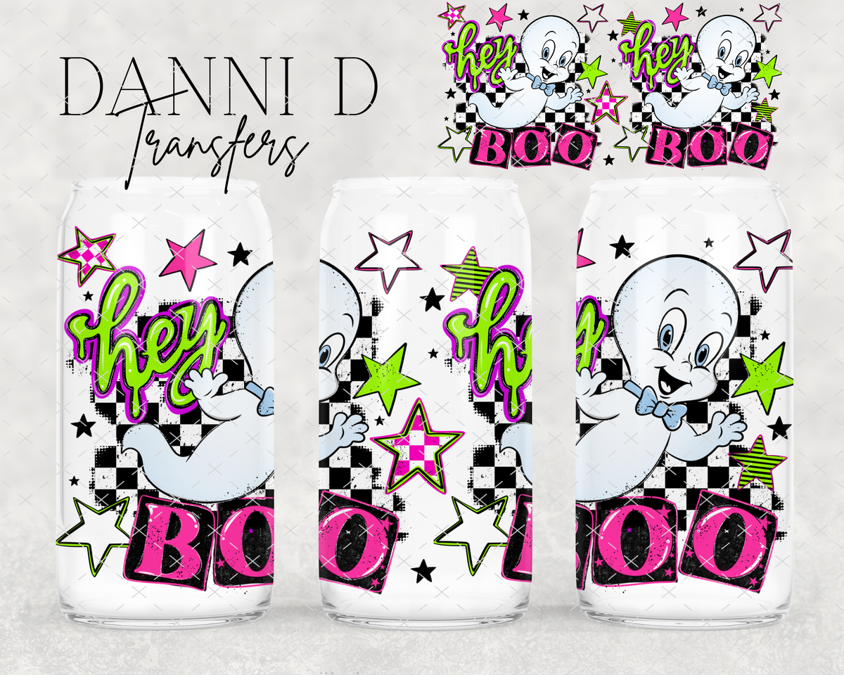 Hey Boo Friendly Ghost UV Cup Wrap