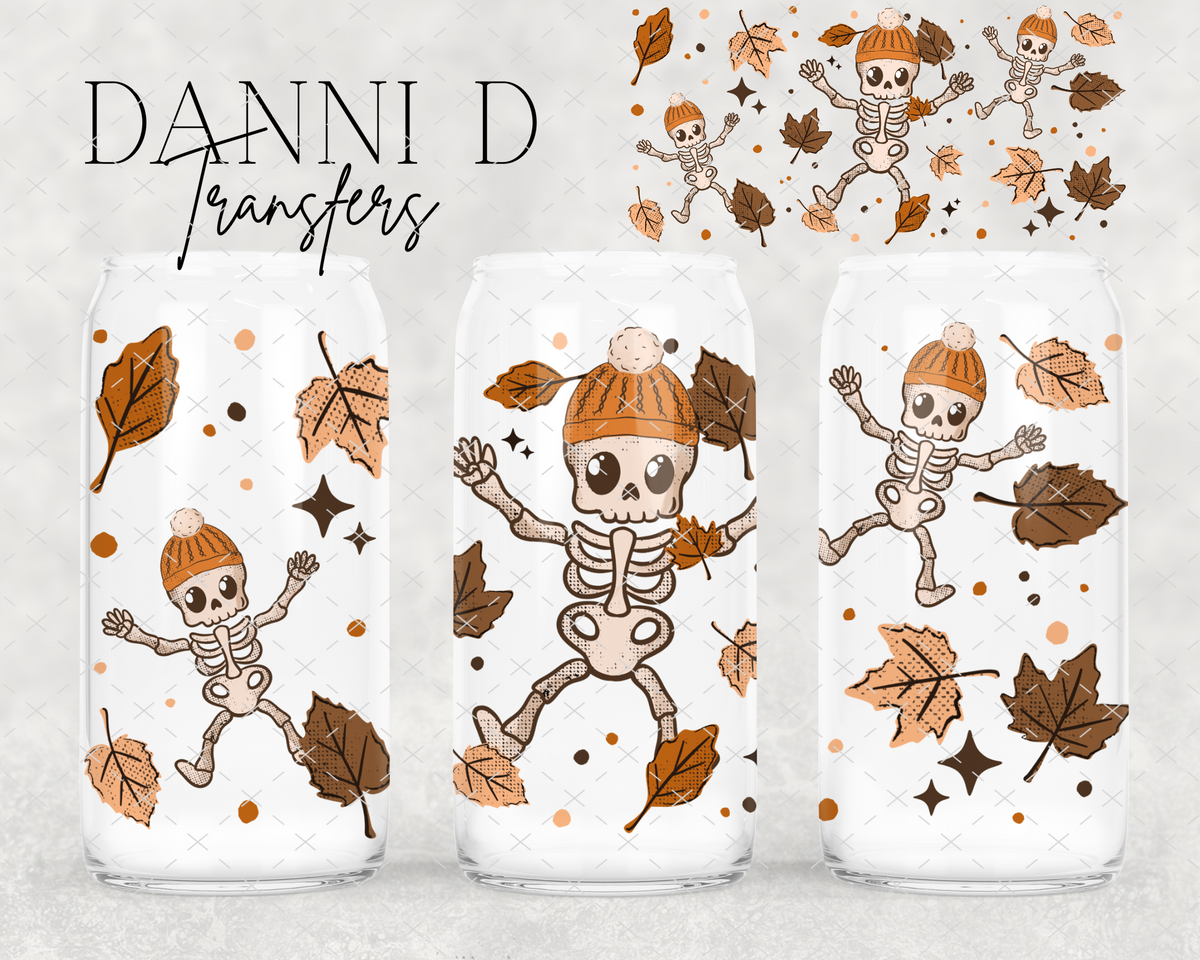 Fall Skellie UV Cup Wrap