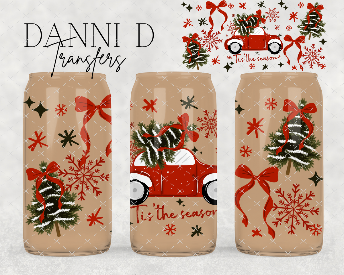 Tis The Season Truck UV Cup Wrap