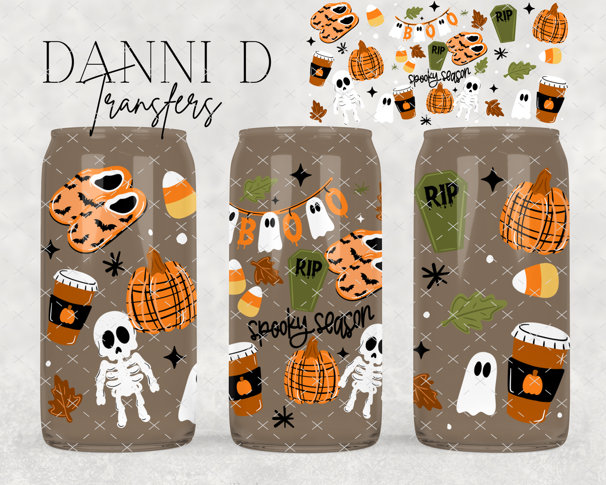 Spooky Season Slippers UV Cup Wrap