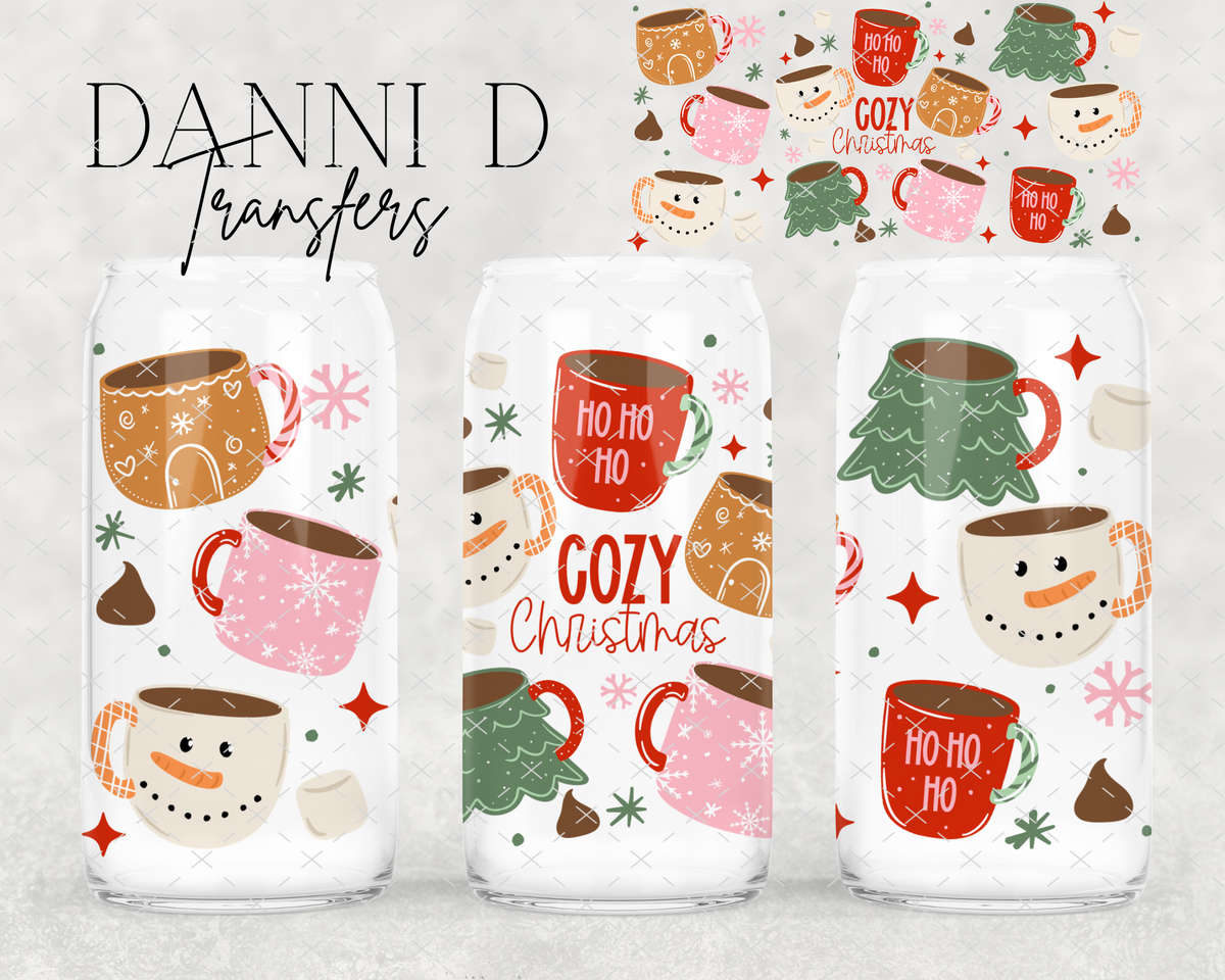 Cozy Christmas Mugs UV Cup Wrap