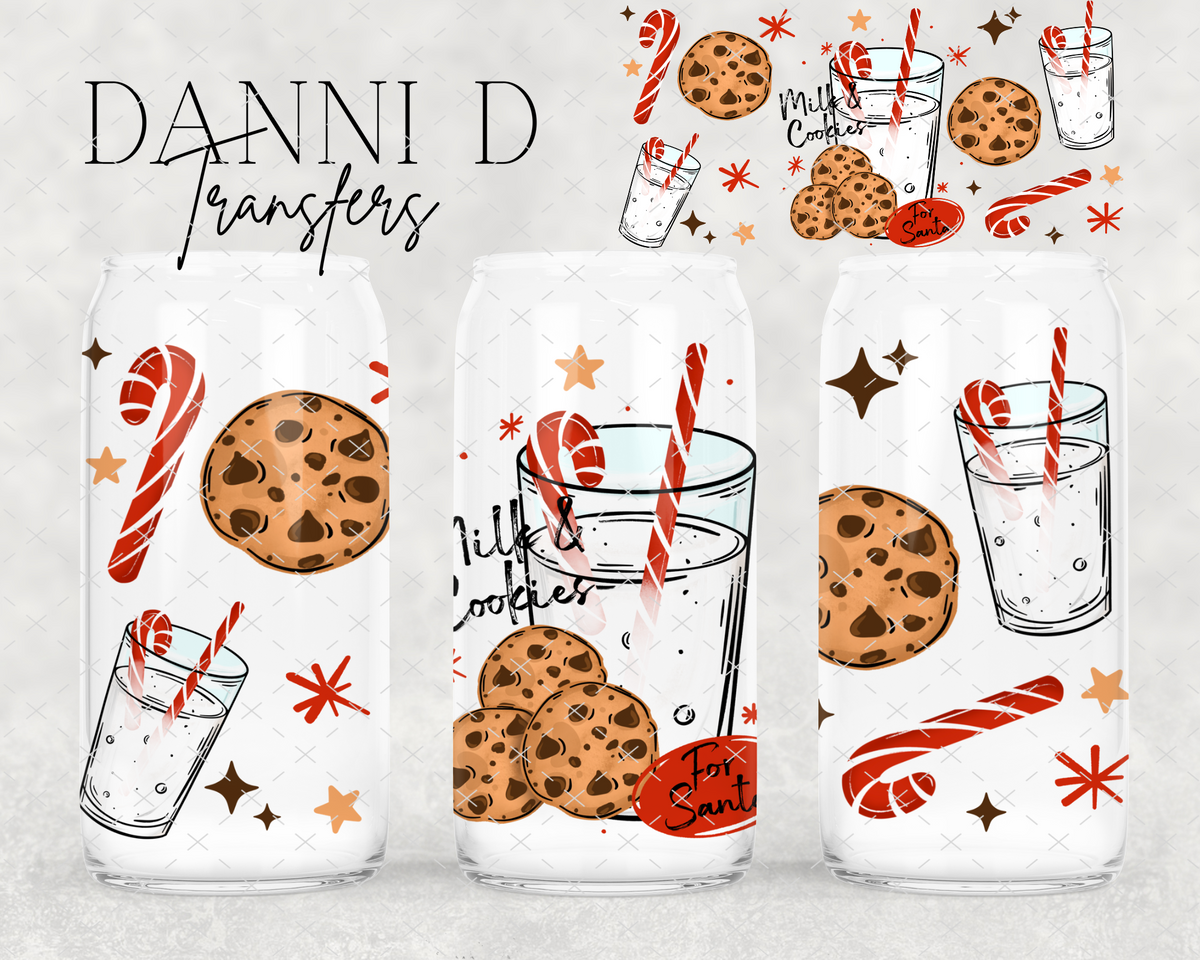 Milk & Cookies UV Cup Wrap