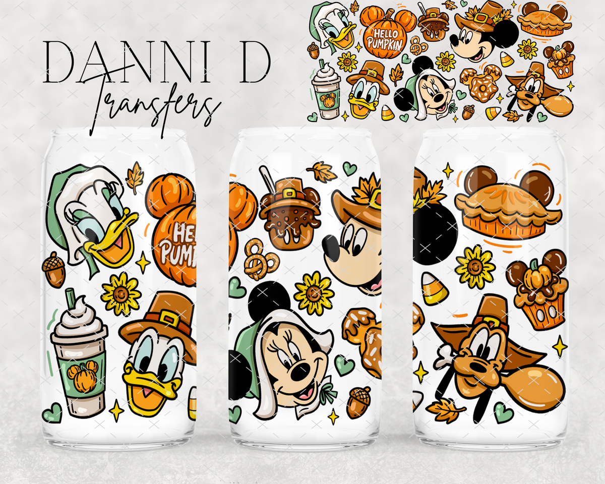 Hey Pumpkin Mouse Friends UV Cup Wrap