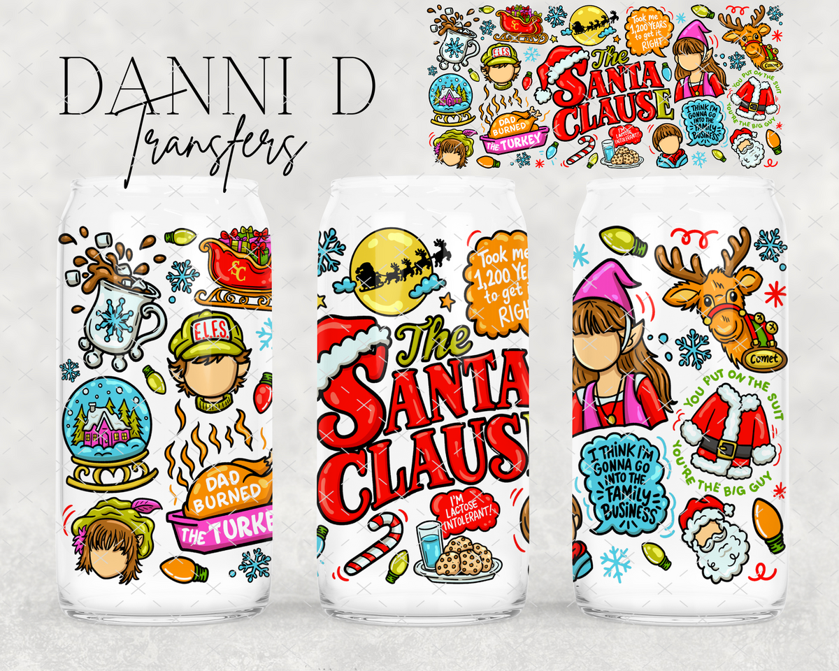 Santa Clause UV Cup Wrap