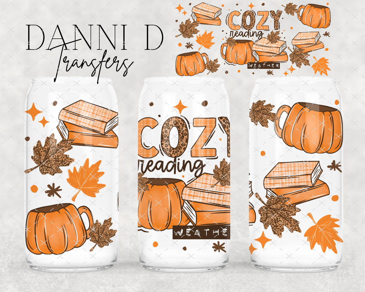 Cozy Reading Weather UV Cup Wrap