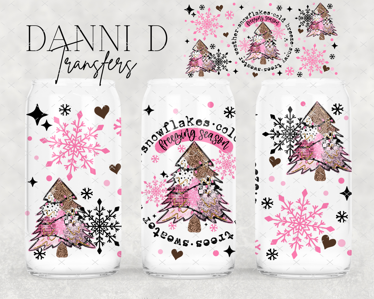 Pink Freezing Season UV Cup Wrap