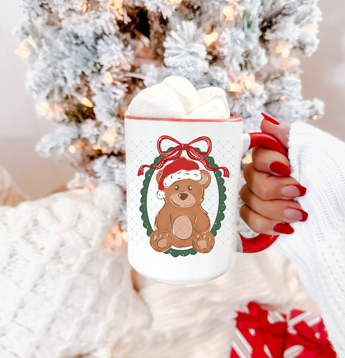 Bear Frame Coquette  UV Decal