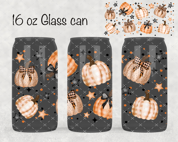 Plaid Pumpkins UV Cup Wrap