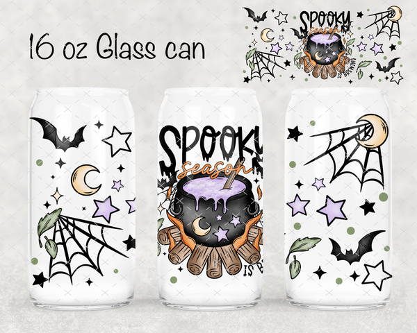Spooky Season Is Brewing UV Cup Wrap