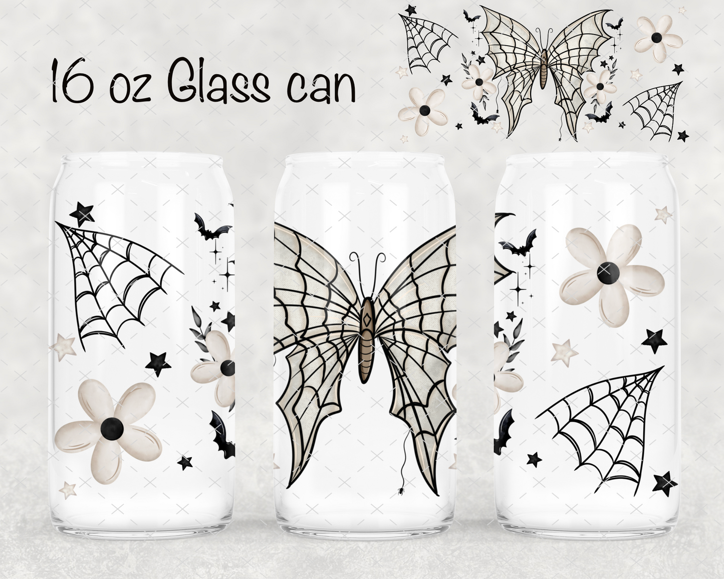 Butterfly Web UV Cup Wrap