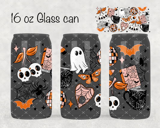 Halloween Spooky Doodles UV Cup Wrap