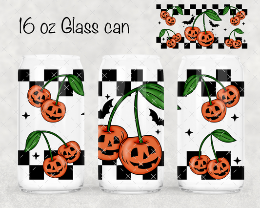 Pumpkin Cherries UV Cup Wrap