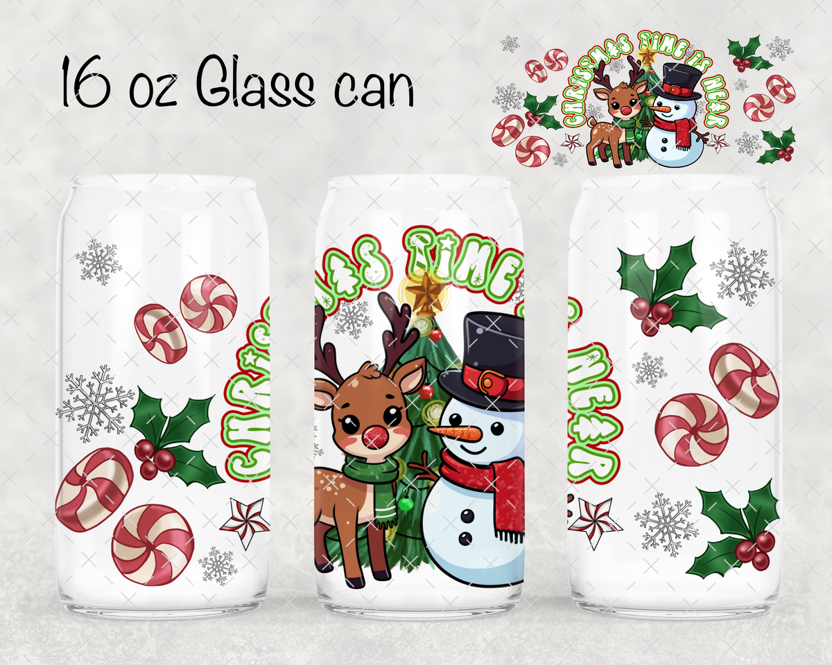 Christmas Time Is Near UV Cup Wrap