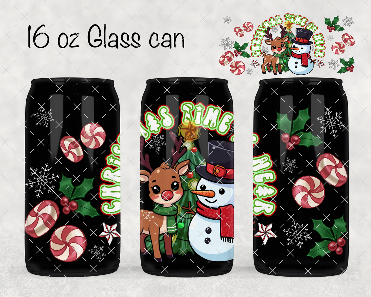 Christmas Time Is Near UV Cup Wrap