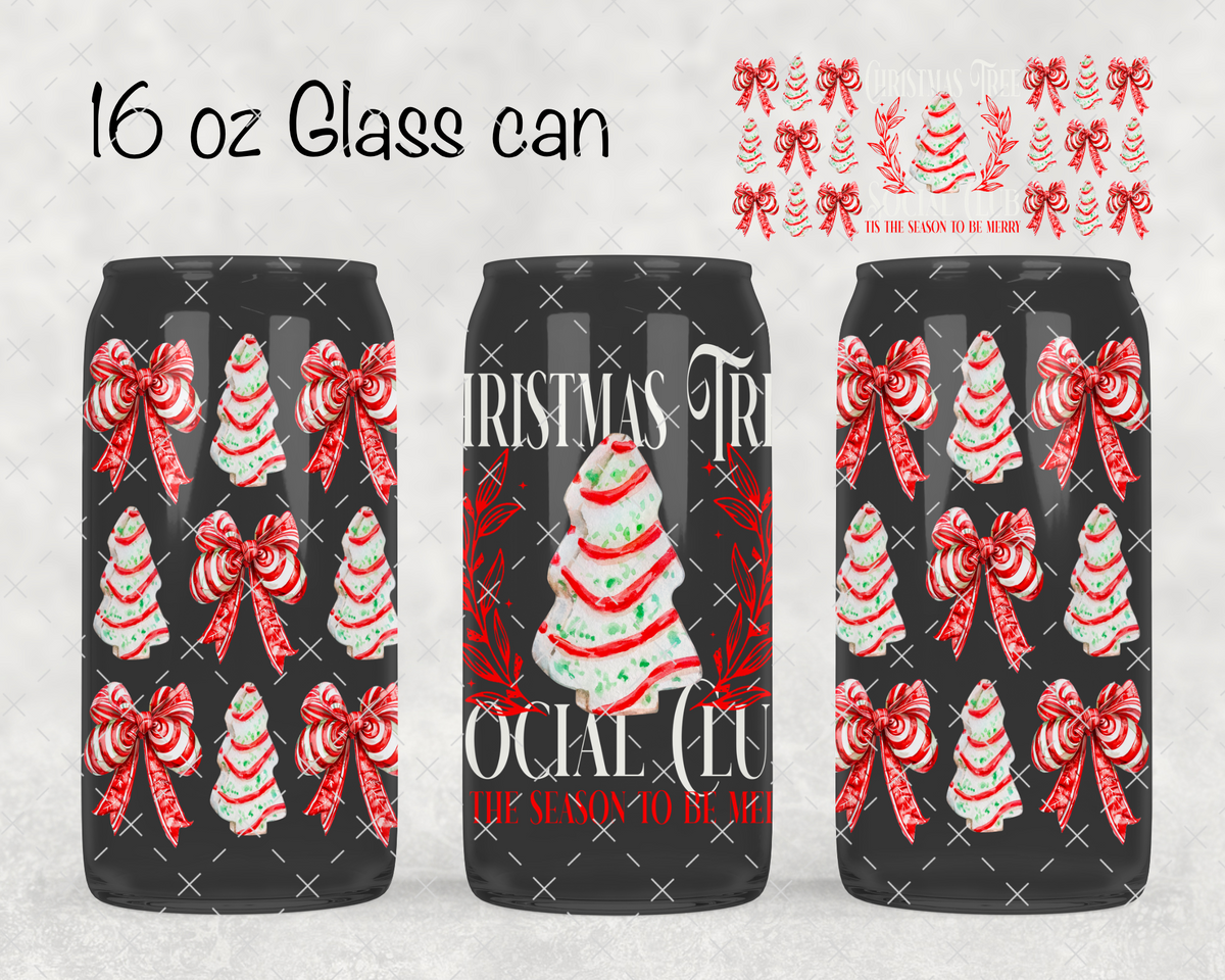 Christmas Tree Social Club UV Cup Wrap
