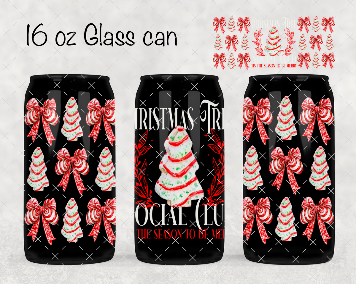 Christmas Tree Social Club UV Cup Wrap
