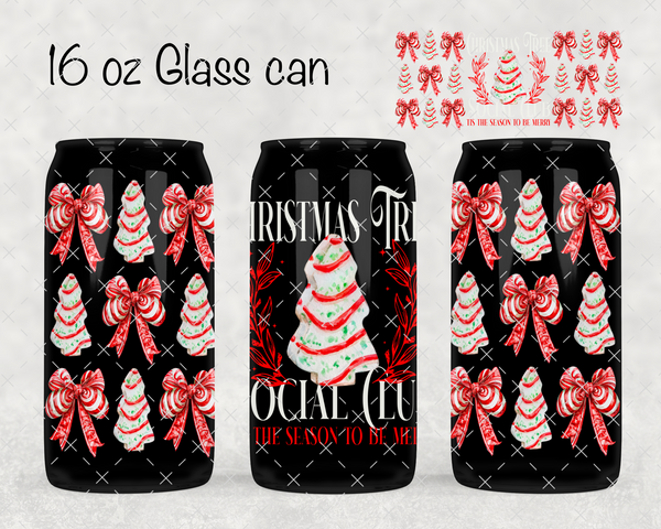 Christmas Tree Social Club UV Cup Wrap
