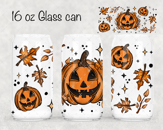 Fall Pumpkins UV Cup Wrap