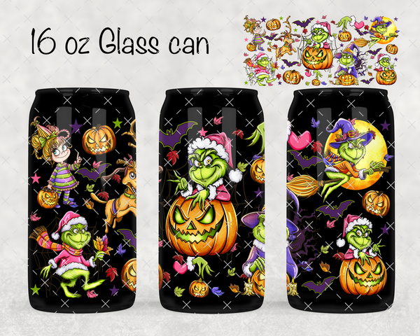 Spooky Green Guy UV Cup Wrap