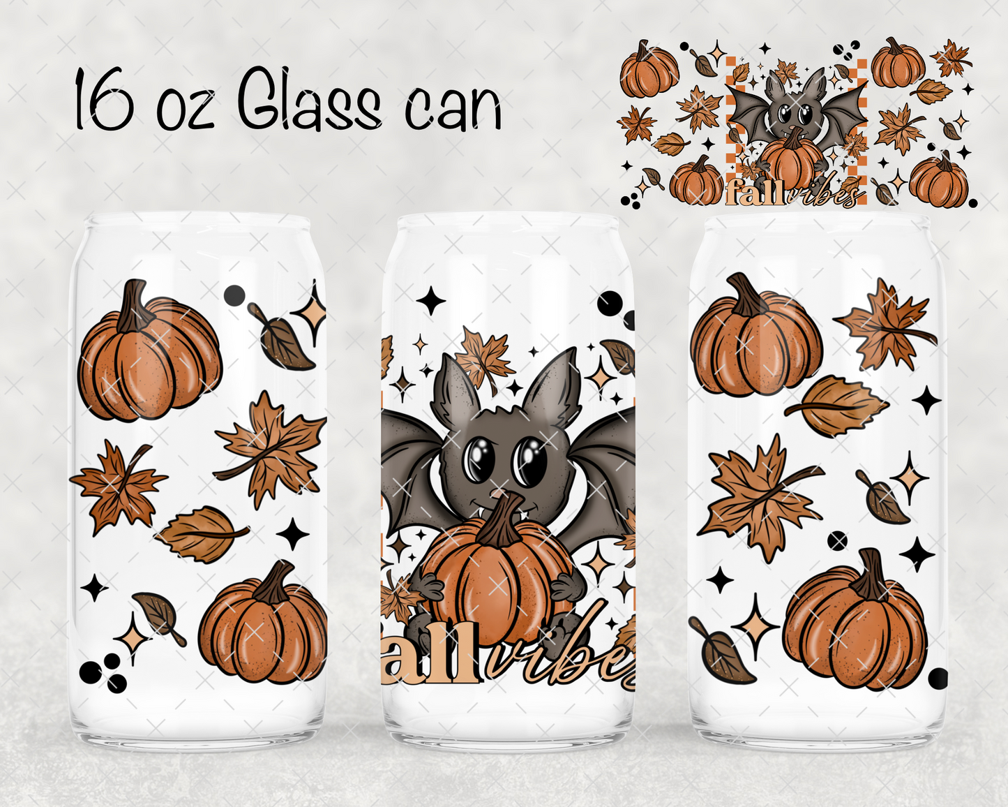 Fall Vibes UV Cup Wrap