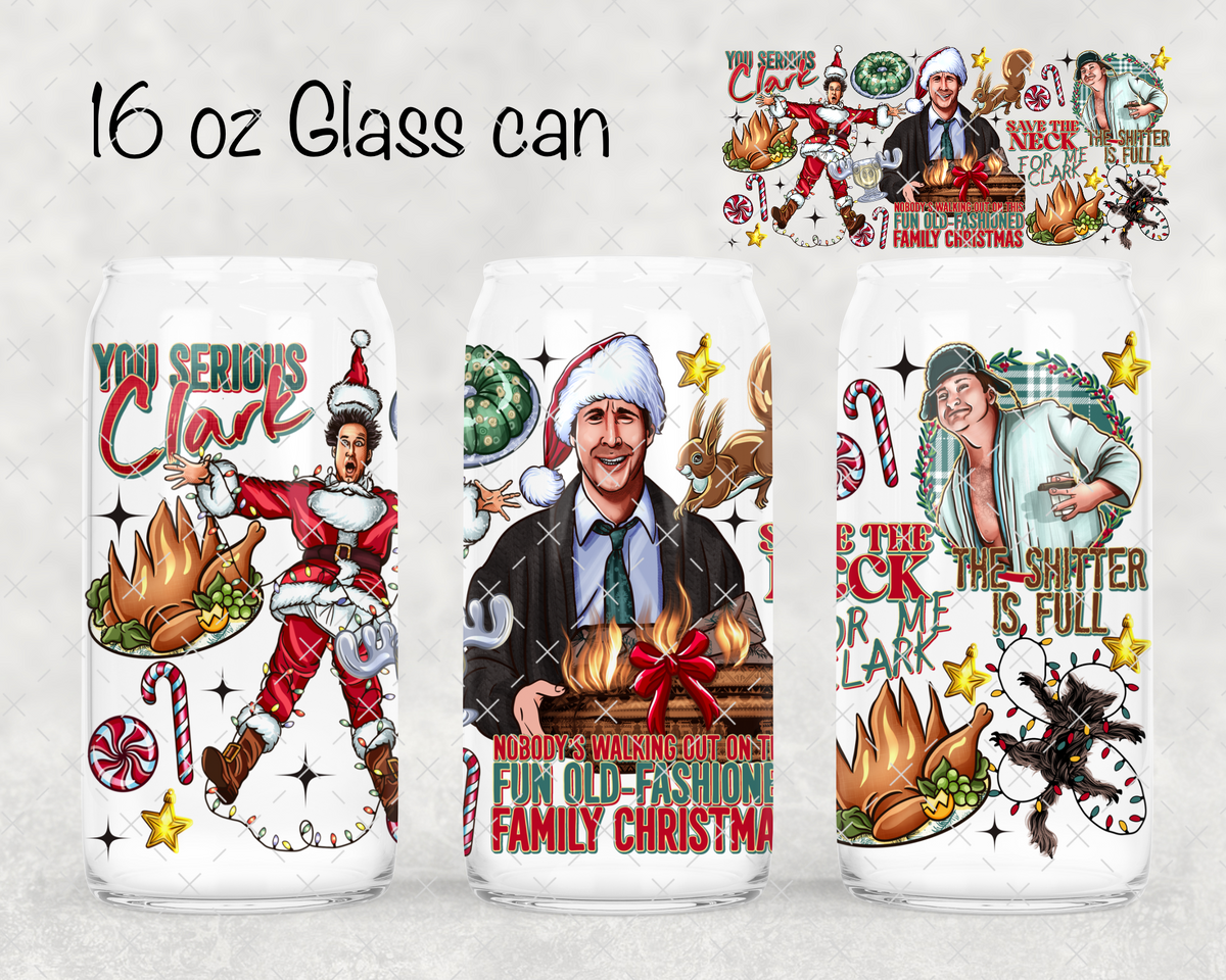 Old Fashioned Family Christmas UV Cup Wrap