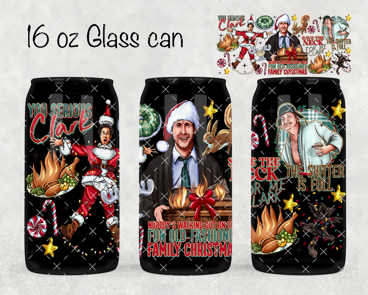 Old Fashioned Family Christmas UV Cup Wrap