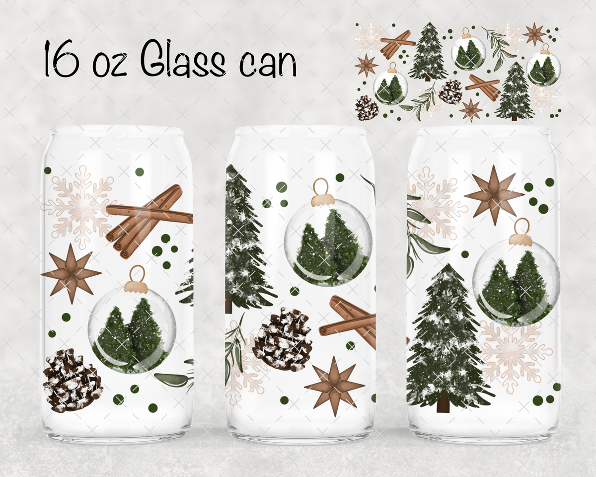 Christmas Tree Ornament UV Cup Wrap