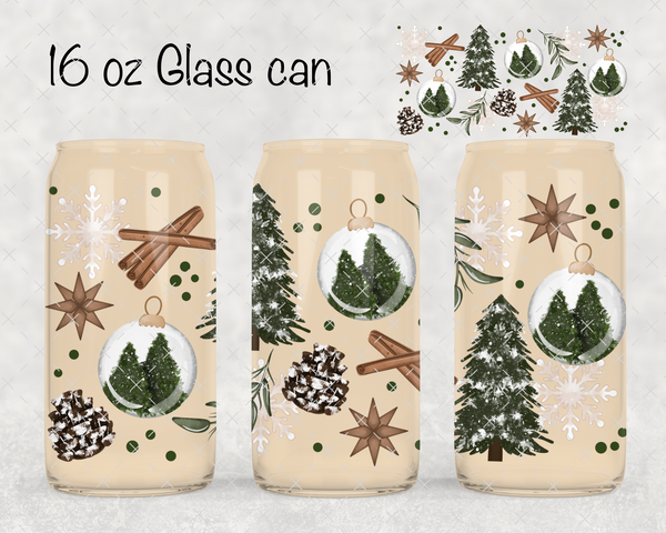 Christmas Tree Ornament UV Cup Wrap