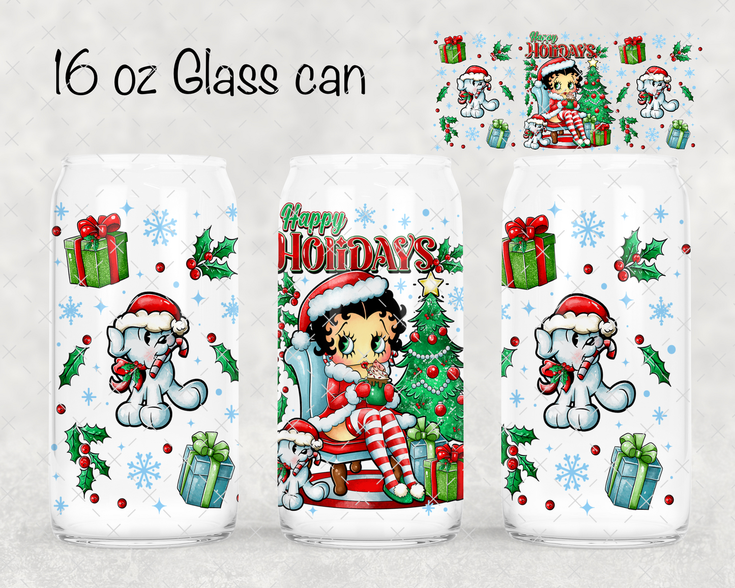 Boop Happy Holidays UV Cup Wrap