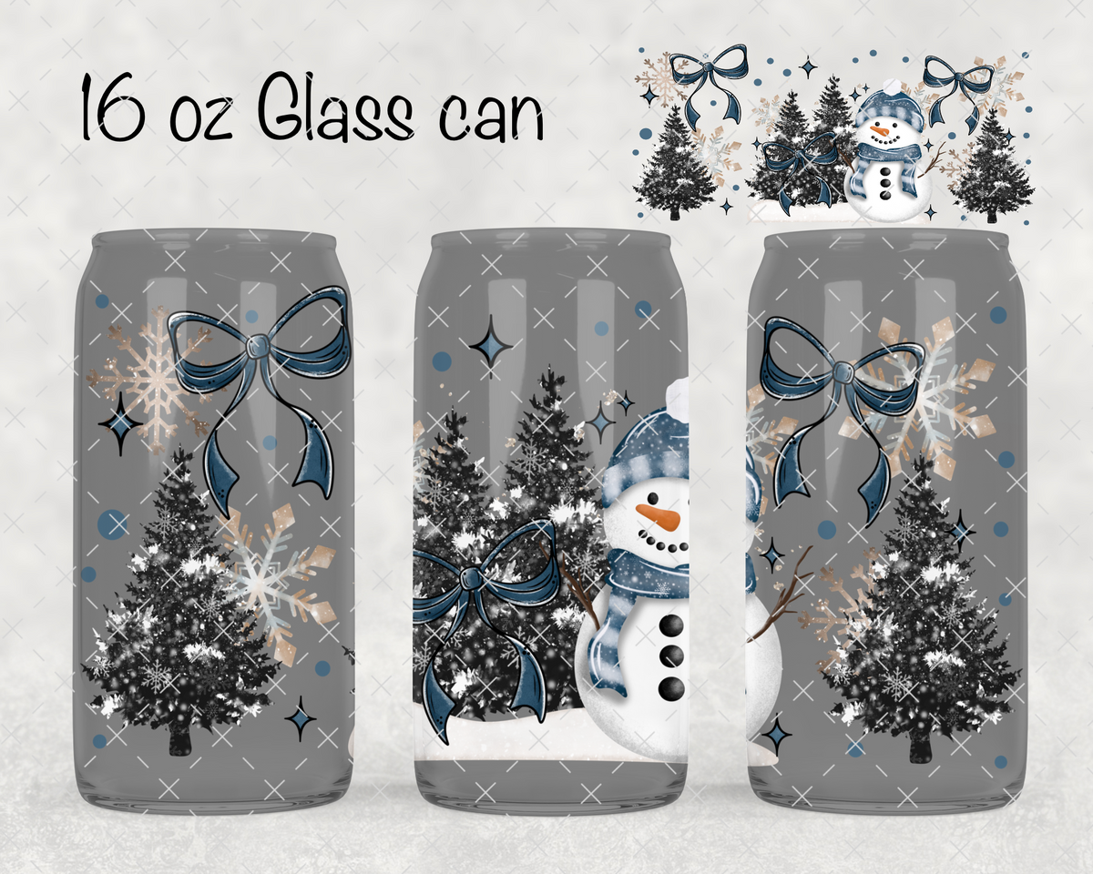 Winter Snowmen UV Cup Wrap