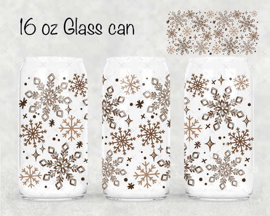 Neutral Snowflakes UV Cup Wrap