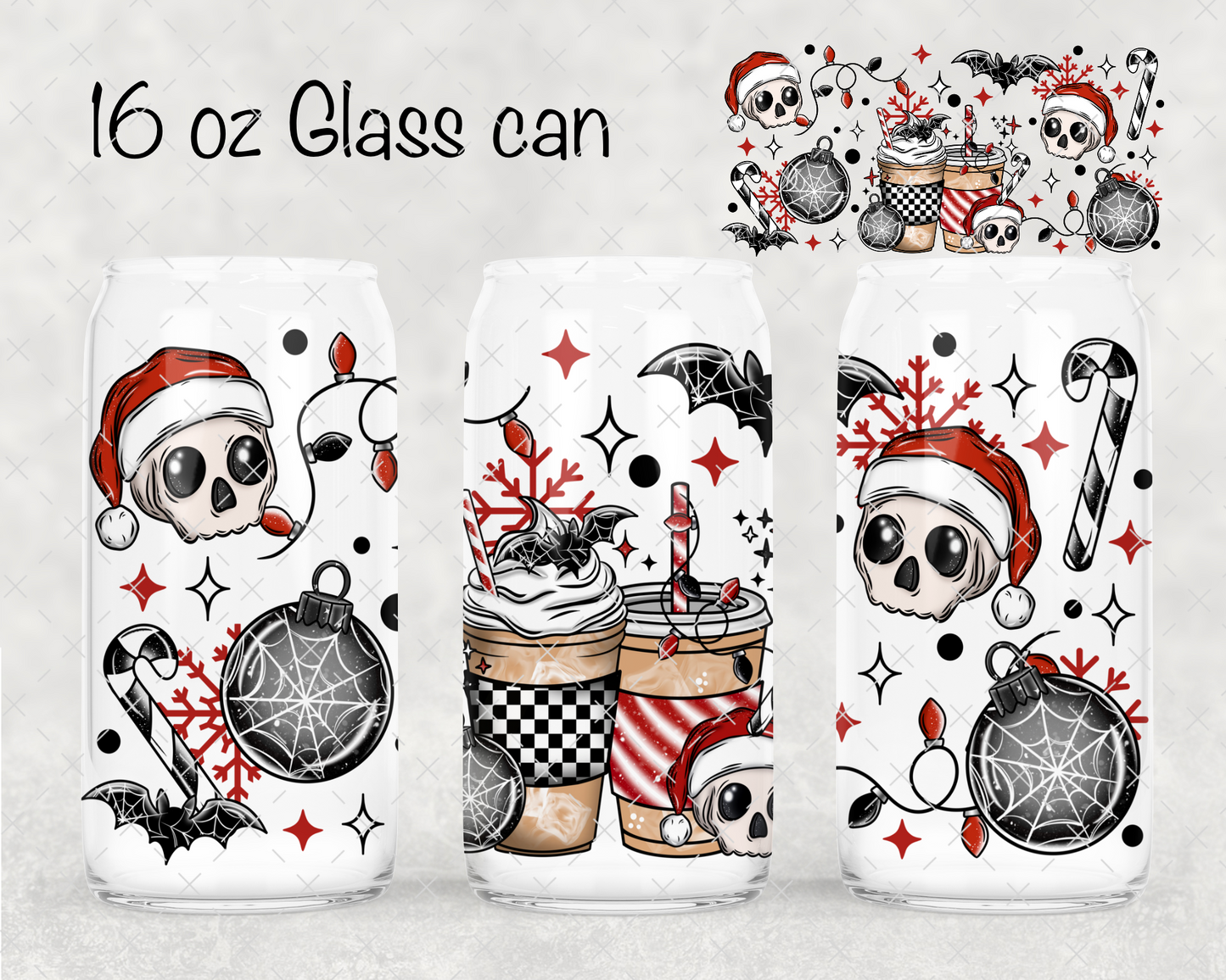 Christmas Coffees UV Cup Wrap