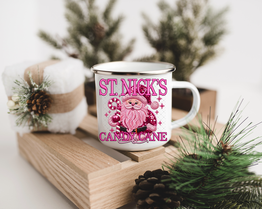 St. Nicks Candycane Co UV Decal