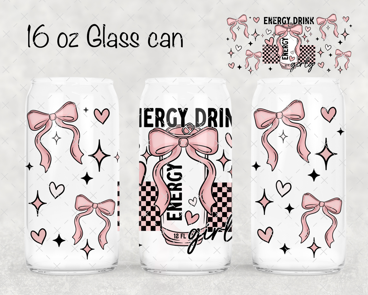 Energy Drink Girly UV Cup Wrap