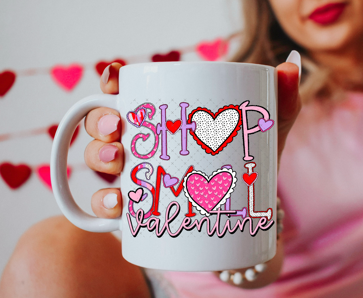 Shop Small Valentine UV Decal