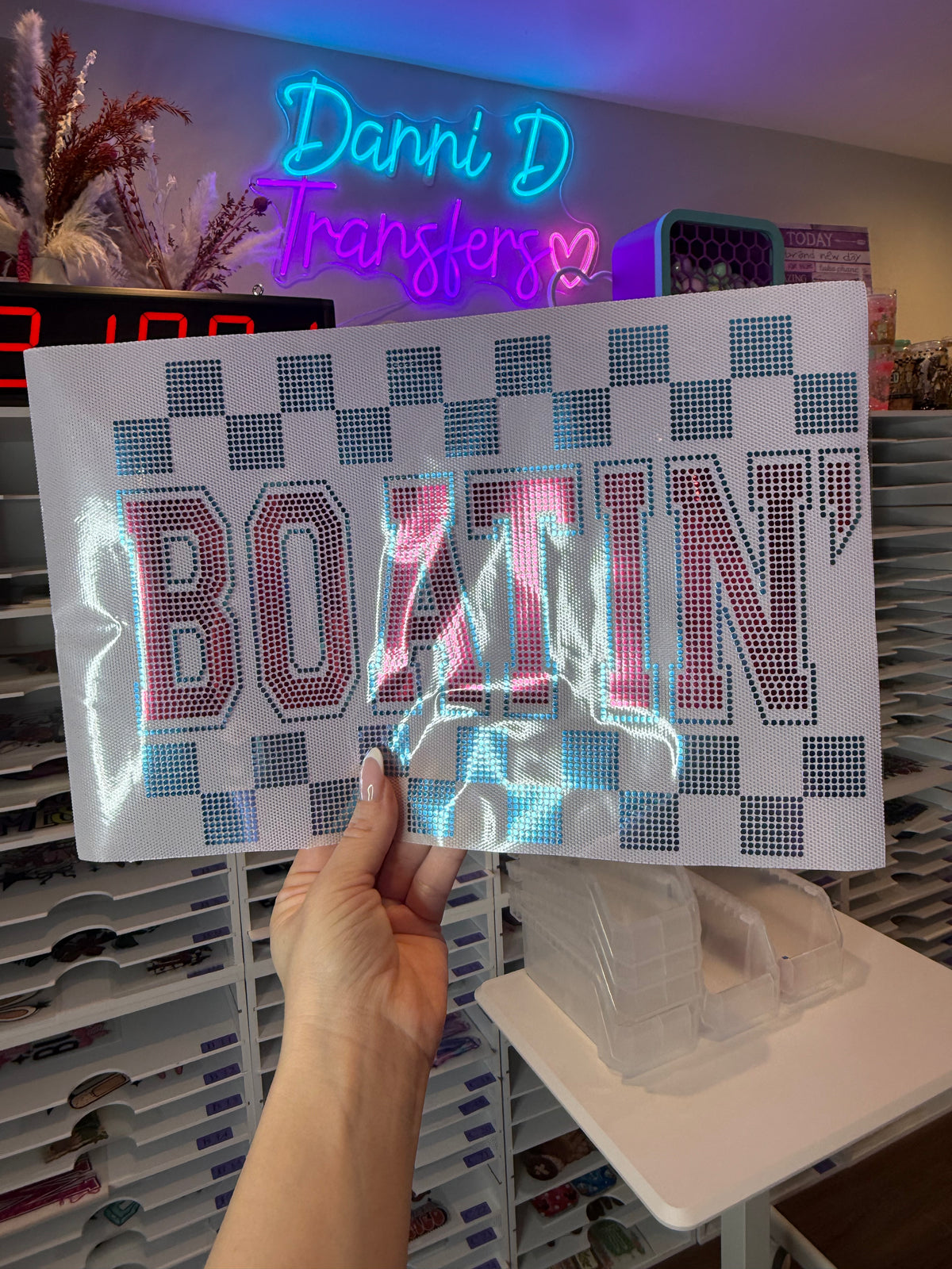 CHECKER BOATIN SPANGLE - SPANGLE TRANSFER