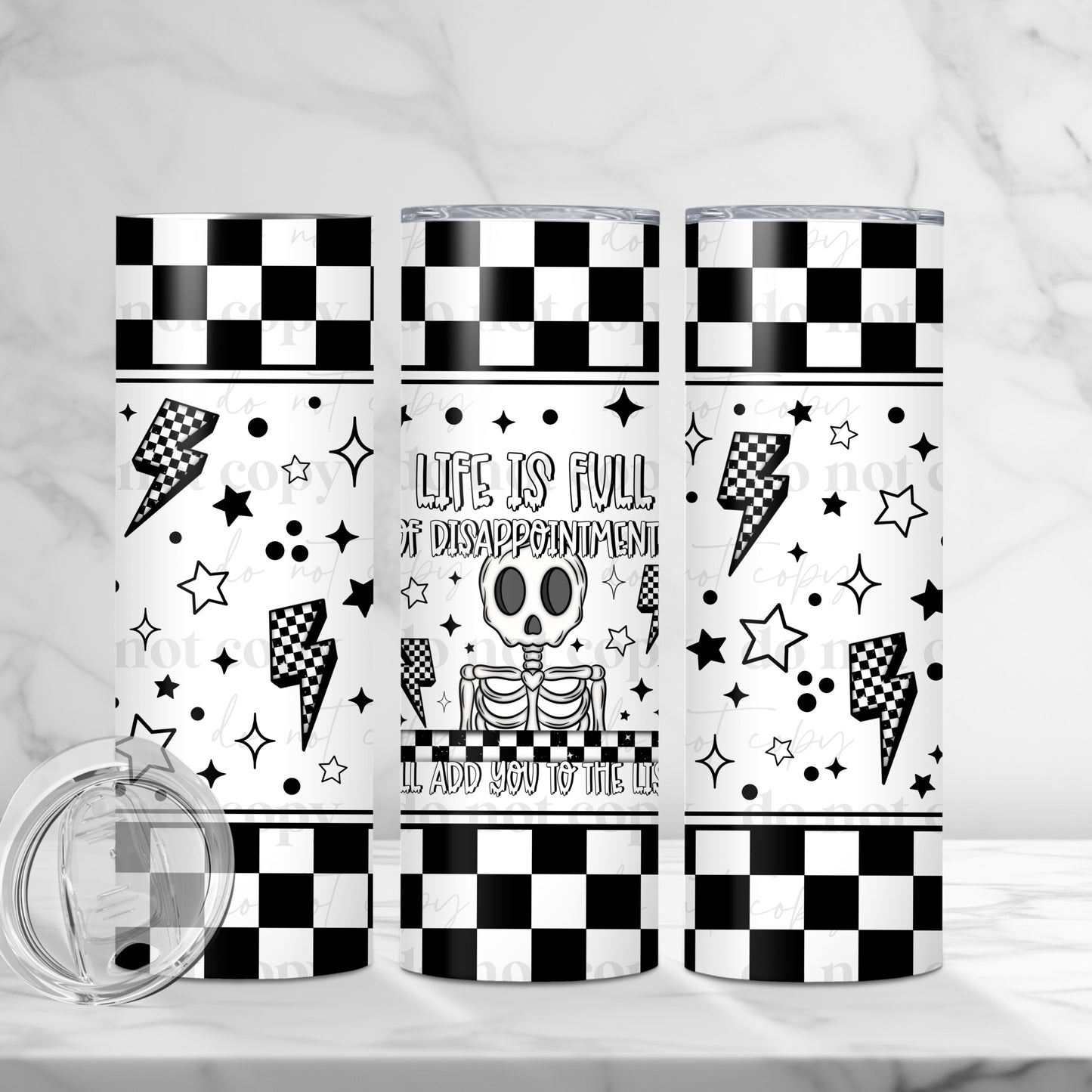 Disappointments sublimation tumbler wrap