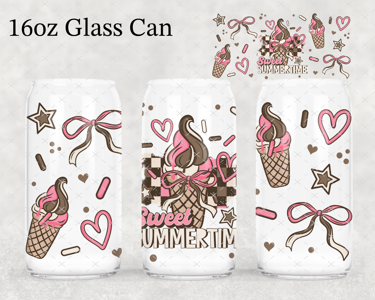 Ice Cream Summer UV Cup Wrap