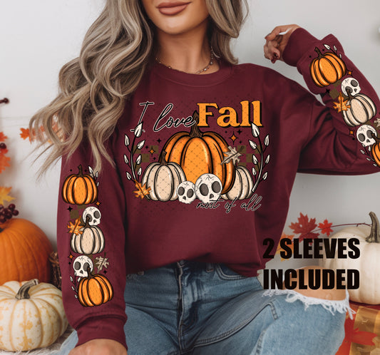 I Love Fall w/ 2 Sleeves— CLEAR FILM