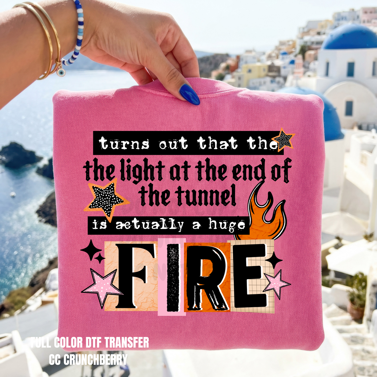 Light At The End Of The Tunnel-DTF TRANSFER