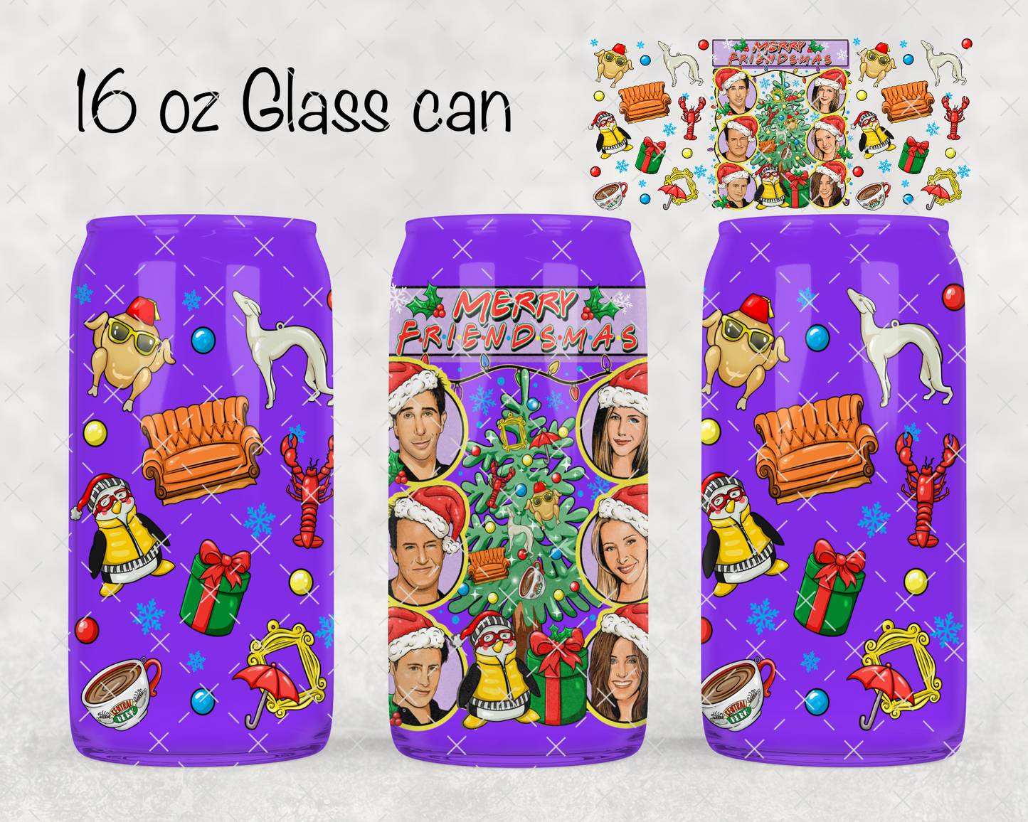 Merry Friendsmas UV Cup Wrap