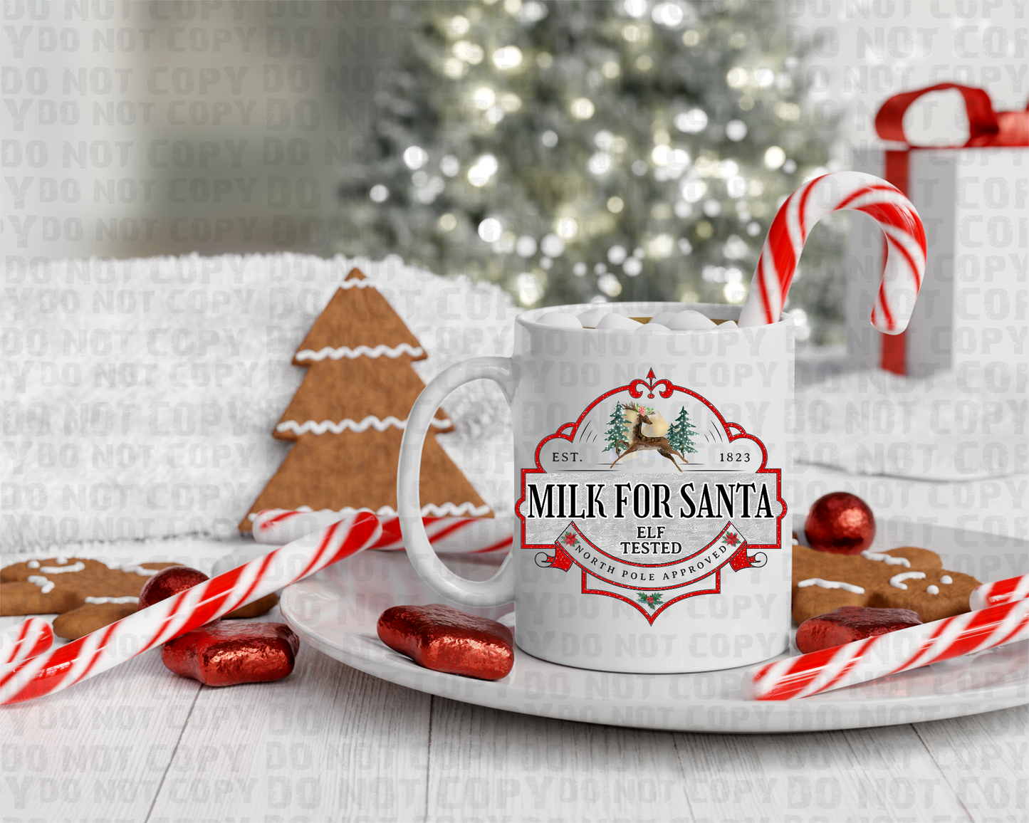 Milk For Santa UV Decal