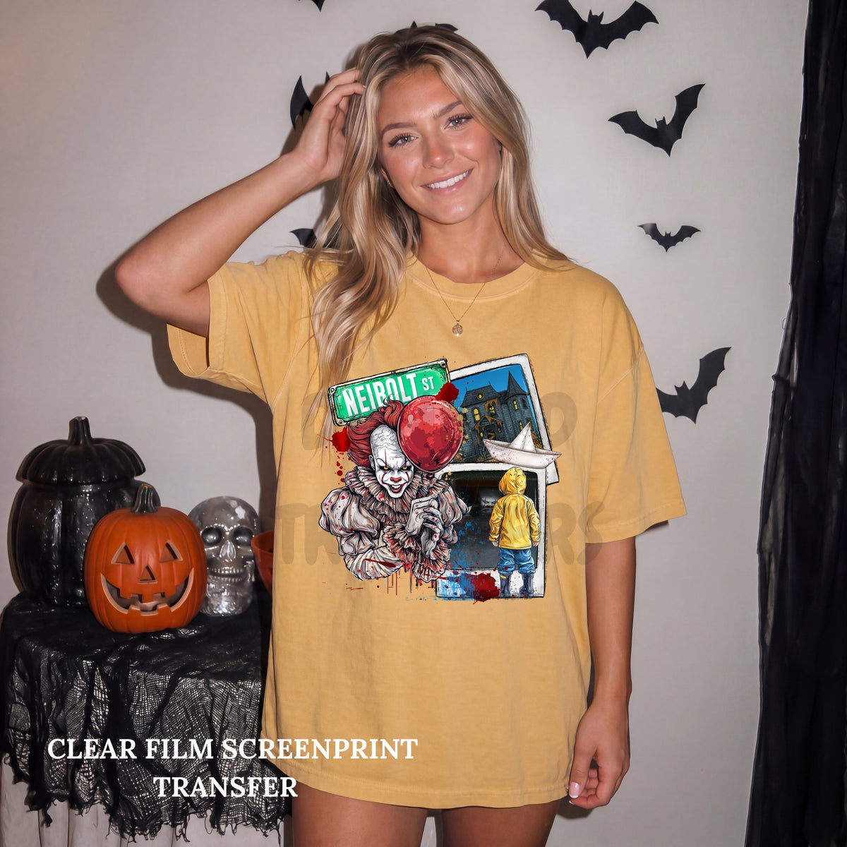 Penny Polaroids - Clear Film Screen Print