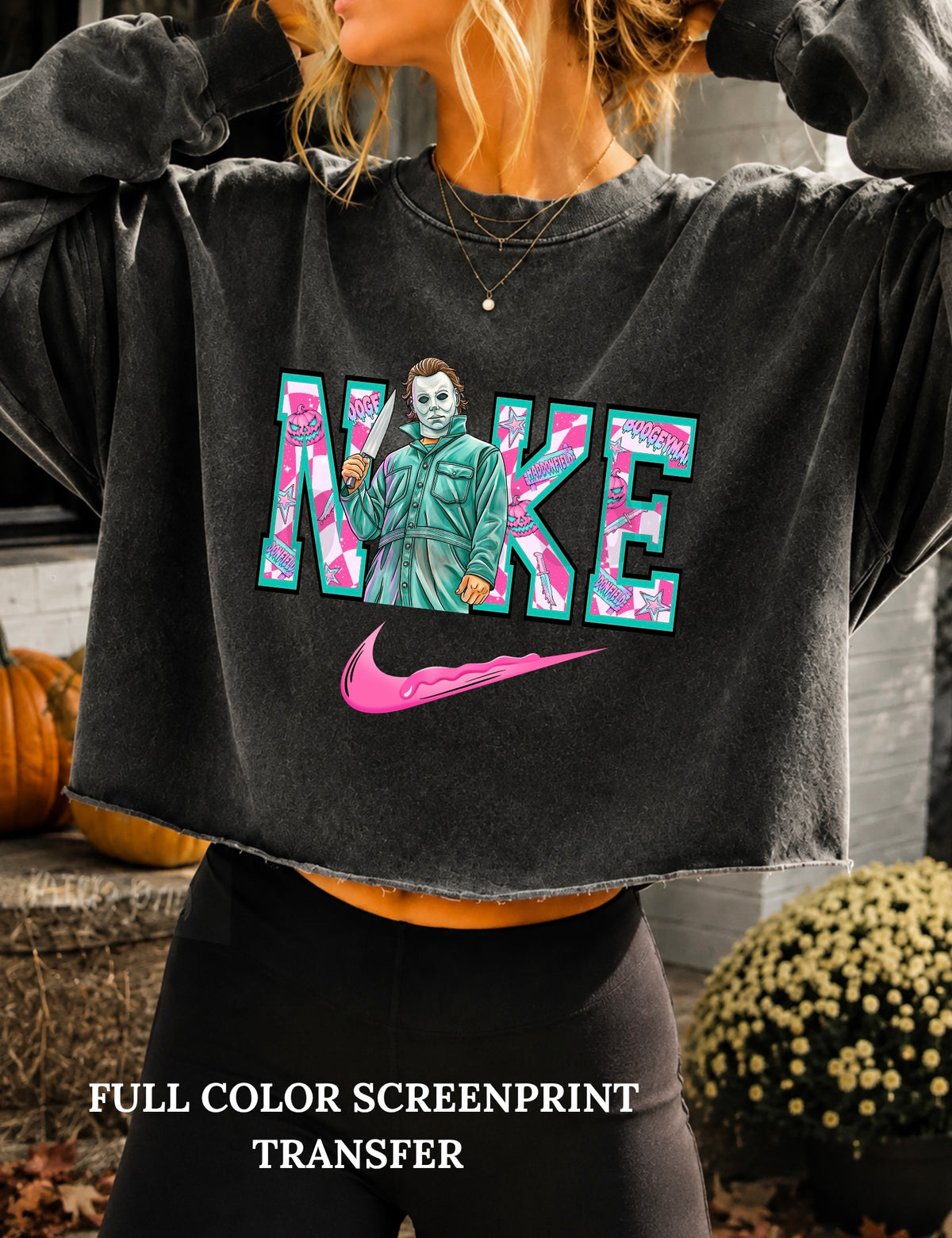 Michael Swoosh -Clear Film Screen Print